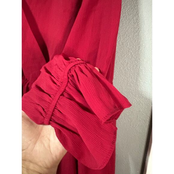 Women Plus size Dress Shein Red Size 3xl - Picture 3 of 5